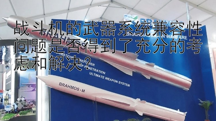 战斗机的武器系统兼容性问题是否得到了充分的考虑和解决？